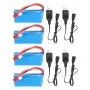 2 stuks ZOP Power 7,4 V 1500 mAh 25C 2S batterij T-stekker voor 16889 borstelloze RC-voertuigen