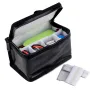 155x115x90mm Explosion-proof Fire Retardant Portable Safety Storage Bag Carry Bag for Lipo Battery Charger