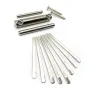 Muspor 8-tangenters tumpiano Kalimba-bryggsadel 8-tangenters set DIY-reservdelar Gitarrtillbehör Gitarrverktyg