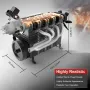TOYAN FS-L400 14cc Sıralı 4 Silindirli 4 Zamanlı Su Soğutmalı Montajlı Gaz Motoru Modeli RC Model Araba Gemi Uçak Araçlar Tekne Parçaları