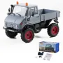 FMS FCX24 RTR Mercedes for Benz 421 Unimog 1/24 2.4G 4WD RC Car Rock Crawler Two Speed Portal Axles Off-Road Climbing Truck LED Light Full Proportional Vehicles Models Toys