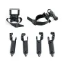 Spring Heightened Extended Landing Gear Gimbal Skid Shock Absorber Leg Tripod with Night Fill LED Light Flashlight for Hubsan ACE PRO / ACE SE RC Drone Quadcopter