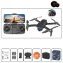 ZHENG FEI TOYS F168 Três Câmeras WiFi FPV com 3 Lentes HD Dual Servo Gimbal 360º Obstáculo Evitação Posicionamento de Fluxo Óptico Sem Escovas Dobrável RC Drone Quadricóptero RT