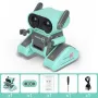 JYX001 Remote Control Robot 2.4Ghz Wireless 6-Wheel Drive 360° Omnidirectional Light Music Dancing Robot Toys for Children