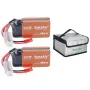 [EU/USA Direct]ISDT BattAir 2nd Gen 7.4V 900mAh 30C 2S Smart LiPo Battery Wireless APP Control JST Plug for Axial 1/24 SCX24 RC Drones Airplane Cars