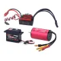 Surpass Hobby KK 2440 4600kv Brushless Motor 35A Brushless ESC 3KG Digital Servo Brushless Set for 1/16 RC Car Model Parts