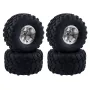 4Pcs Austar Wheel Tires Plastic Wheel Rims for 1/10 RC Crawler HSP HPI Car Parts