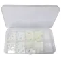 120PCS White Nylon M3 Plastic Screw Nut Set for DIY RC Drone