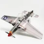 Avion de chasse télécommandé MinimumRC P51 Mustang d'une envergure de 420 mm avec train d'atterrissage rétractable et moteur