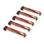 แบตเตอรี่ LiHV 3.8V 300mAh 75C 1S BETAFPV 5 ชิ้น พร้อมขั้วต่อ BT2.0 แบบพับ Z ประสิทธิภาพสูงสำหรับโดรนแข่ง FPV Air65