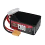 ZOP Power 6S 22.2V 1300mAh 60C 28.86Wh LiPo Battery XT60 Plug for Geprc Cinelog35 V2 RC FPV Racing Drone