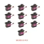 10PCS MG90S RC Micro Plastic Gear Servo 13.4g Motor For ZOHD Volantex Airplane For RC Helicopter Car Boat Model Toy Control