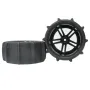 4PCS Sandy Beach Tires Wheels 12mm Hex for 1/10 1/12 9125 X03 F22A RC Car Vehicles Model Parts