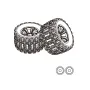 2PCS MJX 1/10 10208 RC Car Spare Parts Wheels Tires 1015A