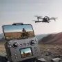 XKJ K6 MAX WiFi FPV with LCD Screen Controller HD Dual Camera Servo Gimbal 360° Obstacle Avoidance Brushless Foldable RC Drone Quadcopter RTF
