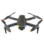 ZHENG FEI TOYS F168 Três Câmeras WiFi FPV com 3 Lentes HD Dual Servo Gimbal 360º Obstáculo Evitação Posicionamento de Fluxo Óptico Sem Escovas Dobrável RC Drone Quadricóptero RT