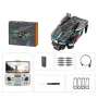YCRC V186 Twa Kamera FPV ak HD 3 Lens Ajisteman Elektrik 360° Obstak Evite Optik Koule Pozisyon Brushless RC Drone Quadcopter RTF