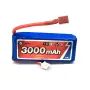 Eachine 7.4V 3000mah RC Car Battery 30C Lipo Battery T Plug For 1/12 Eachine EAT04 Wltoys 12428 12423 Feiyue RC Car Parts