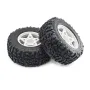 4PCS D231 Upgraded Off-Road Tires Wheels for 1/8 1/10 Short Course Truck RC Cars Vehicles Models Parts Accessories