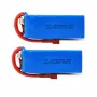 7.4V 3000MAH 25C 2S Universal Large Capacity Liop Battery for WLtoys 144001 RC Car
