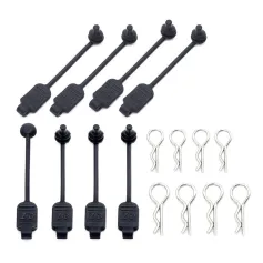 8PCS RC Car Body Clip Rubber Retainer Shell Fixed Buckle Lock 8301 for Arrma Losi ZD Racing 1/8 1/10 1/16 Vehicles Models Parts