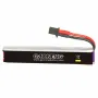 6 batterie Gaoneng LiHV da 3,8 V, 380 mAh, 60 C, 1 S, spina A30, con cavo adattatore per Happymodel Mobula6 BetaFPV Meteor65