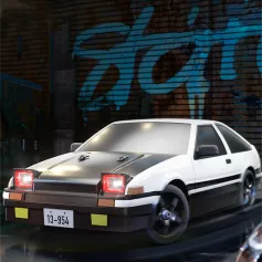 HB Toys RTR R1201/02/03/04 1/12 2.4G 4WD Drift AE86 RC Car Gyro Full Proportional LED Light Modelli di veicoli da corsa su strada ad alta velocità