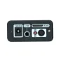 RUSHFPV 3.3GHz 8CH FPV Video Receiver with DVR High-Gain Directional 15.8dBi Antenna for RC Drone