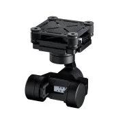 HEQ Gimbal G-port Compatible with DJI O3 AirUnit/ WalkSnail CADDX Support Sbus Pwm Mavlink for RC Airplane Fixed-Wing FPV Racing Drone
