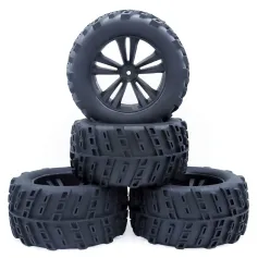 4PCS ZD Racing 1/10 Truck Universal Wheel Tire for HPI HSP Savage XS TM Flux RC Car Parts