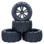 4PCS ZD Racing 1/10 Truck Universal Wheel Tire for HPI HSP Savage XS TM Flux RC Car Parts
