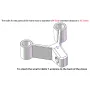 2 Pcs 3D Printing T-Antenna Mount Base for 2.4GHz ExpressLRS ELRS Receiver