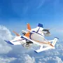 QIDI 570 2.4GHz 6CH 315mm Sải cánh VTOL Chế độ cần cẩu một cú nhấp chuột Bay đêm Con quay hồi chuyển 6 trục Không chổi than Máy bay RC EPP RTF Tương thích với Futaba & Bộ thu DSM