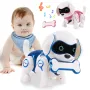 Induction Toy Dog Remote Control Cute Robotic Puppy Early Education Intelligent Robot Pet Interactive Program Dancing Walking Robot Children Pet Toy