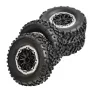 4PCS LDRC RC Car Upgraded Parts Soft Tires Wheels Rims for 1297 1299 WPL B14 B24 C14 C24 C34 C44 MN D90 91 96 99 99S RC Cars Vehicles Models Accessories L0001-6