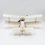 Dancing Wings Hobby K6 Sopwith Pup 378mm Wingspan Balsa Wood Micro RC Airplane Warbird Biplane KIT/ KIT+Power Combo