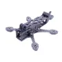 TEOSAW STEELE3 154mm / STEELE4 178mm Dingil Mesafesi 4mm Kol Kalınlığı X Tipi Çerçeve Takımı DIY RC Drone FPV Yarışı için VISTA DJI O3 Hava Ünitesini Destekler