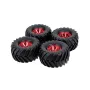 4Pcs Austar Wheel Tires Plastic Wheel Rims for 1/10 RC Crawler HSP HPI Car Parts