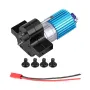 Metal Decelerate Gearbox with 370 Brushed Motor Metal Gear Heatsink Mount Base for WPL B14 B14K B24 B24K B16 B16K B36 B36K C14 C14K C24 C24K JJRC Q60 Q61 MN90 MN90K MN91 MN91K 4WD 6WD Fayee FY001 FY002 Half Scale RC Car Parts