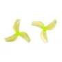 4 Pairs GEMFAN 35mms 3-blade 1mm Hole PC Propeller for RC FPV Racing Drone