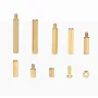 280Pcs M2.5 Hex Nut Assortment Kit Head Brass Spacing Double-pass Screw Threaded Pillar PCB Computer Motherboard StandOff Spacer