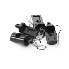 4PCS Upgraded Metal Body Mount Posts Shell Pillars for Tamiya CW-01 Lunch Box RC Cars Vehicles Models Spare Parts Accessories LY126