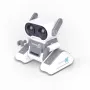 JYX001 Remote Control Robot 2.4Ghz Wireless 6-Wheel Drive 360° Omnidirectional Light Music Dancing Robot Toys for Children