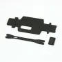 Upgraded Carbon Fiber Chassis Bottom Second Floor Plate for Wltoys 284161 284010 284131 K989 K979 K999 1/28 RC Car Vehicles Parts