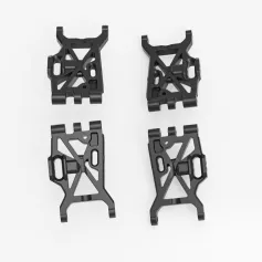 4 peças ZD Racing MT16 1/16 RC Peças de carro Braço de suspensão inferior dianteiro traseiro Modelos de veículos Acessórios de reposição 16001
