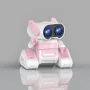 JYX001 Remote Control Robot 2.4Ghz Wireless 6-Wheel Drive 360° Omnidirectional Light Music Dancing Robot Toys for Children