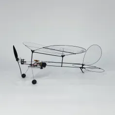 MinimumRC Butterfly T1 360mm Wingspan Carbon Fiber Film Ultra-light Indoor RC Airplane KIT+Motor
