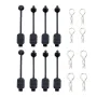 8PCS Klip Badan Kereta RC Penahan Getah Shell Kunci Gancu Tetap 8301 untuk Arrma Losi ZD Racing 1/8 1/10 1/16 Bahagian Model Kenderaan