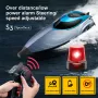4DRC S3 2.4G 25km/h RC Boat Fast High Speed Capsized Reset LED Light Water Model Remote Control Toys RTR Pools Lakes Racing Kids Children Gift