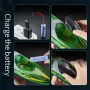 HXJRC HJ819 2.4G 4CH RC Boat High Speed LED Light Speedboat Waterproof 15km/h Electric Racing Vehicles Models Lakes Pools Remote Control Toys
